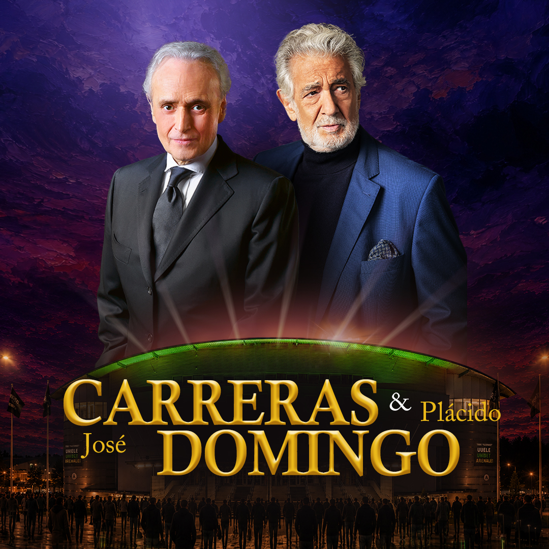 Pl&aacute;cido Domingo ja Jos&eacute; Carreras